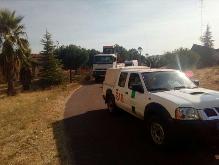 La Junta envía medios técnicos y humanos de apoyo a la zona de los incendios de Castelo Blanco en Portugal