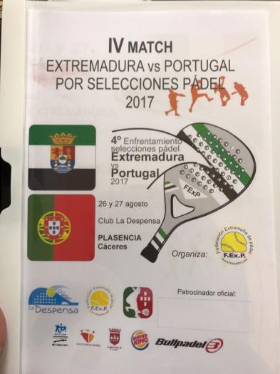 Plasencia será sede del IV Enfrentamiento de Selecciones Pádel entre Extremadura y Portugal
