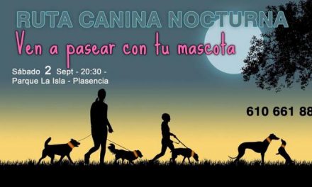 La Protectora de Animales Refugio de Plasencia celebra una nueva edición de la ruta canina nocturna
