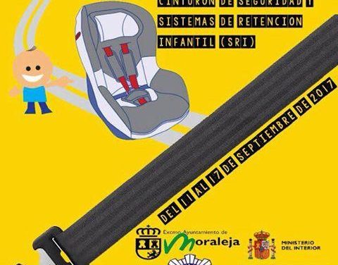 El Ayuntamiento de Moraleja se suma a la campaña sobre la importancia del uso del cinturón de seguridad