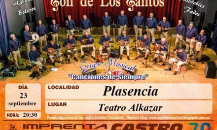 El grupo Son de los Santos actuará este sábado en el teatro Alkázar de Plasencia a favor de Placeat