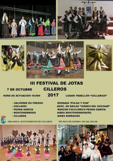 El folklore extremeño será el protagonista este sábado en Cilleros con el III Festival de Jotas