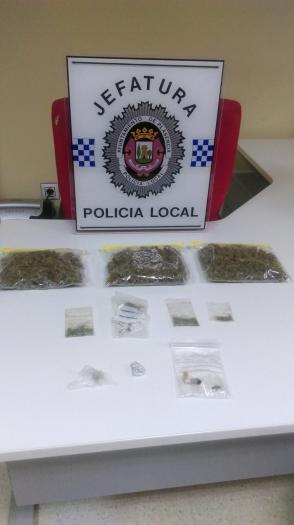 Detenido en la estación de Plasencia un hombre que portaba 171 gramos de marihuana en su equipaje