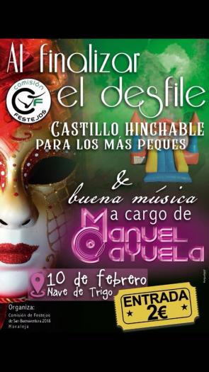 La Comisión de Festejos de Moraleja celebrará un fin de fiesta tras el gran desfile de Carnaval del 10 de febrero