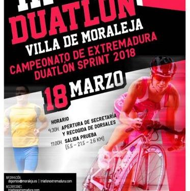 Moraleja espera reunir a más de 200 deportistas de toda la región el día 18 con motivo del III Duatlón