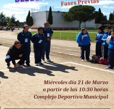 Moraleja será sede este miércoles de la fase previa de los Juegos Extremeños del Deporte Especial