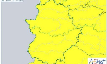 El norte de la provincia de Cáceres está en alerta amarilla por fenómenos adversos este domingo