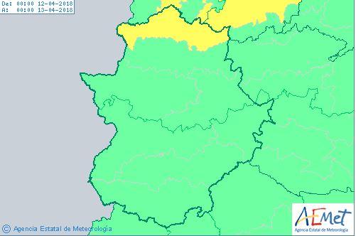 El Centro 112 activará este jueves la alerta amarilla por nevadas en el norte de Cáceres