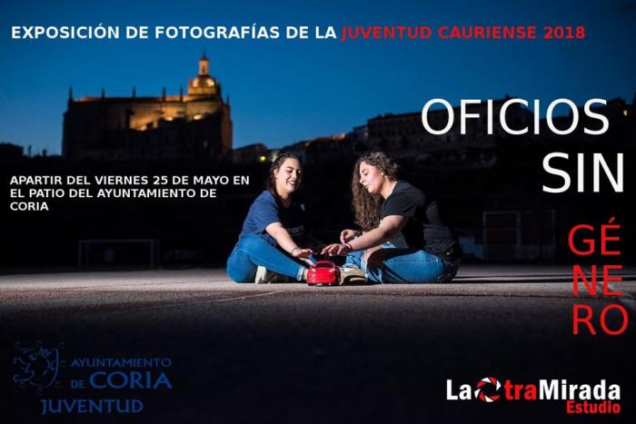 La Concejalía de Juventud de Coria organiza la exposición de fotografía «Oficios sin género»