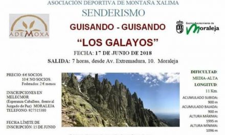 ADEMOXA celebrará este domingo una de sus rutas más exigentes por la Sierra de Gredos