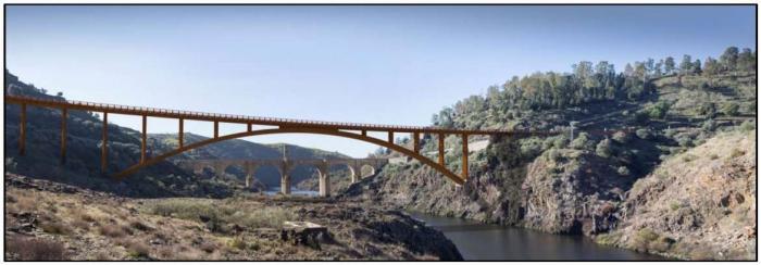 La Junta hace pública la formalización del contrato para la redacción del proyecto del puente de Alcántara
