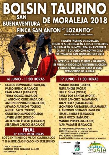 Más de una veintena de novilleros participará en el primer  Bolsín Taurino de San Buenaventura