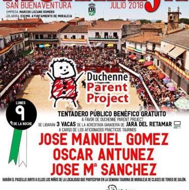 Moraleja acogerá el próximo lunes un tentadero público solidario a favor de Duchenne Parent Project