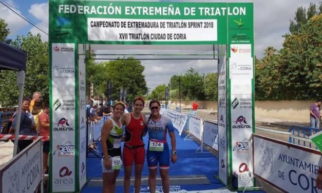 El madrileño Guillermo Cuchillo Bermejo gana el Campeonato de Extremadura de Triatlon Sprint