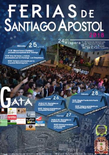 Gata está preparando todo para celebrar la próxima semana las Fiestas de Santiago Apóstol
