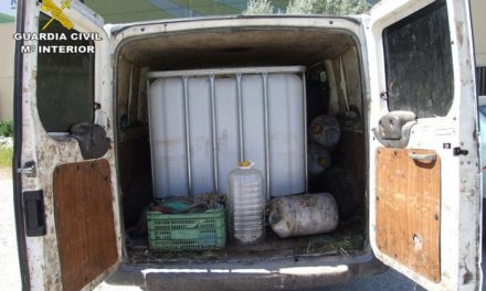 La Guardia Civil desarticula una banda organizada especializada en el robo de aceite de oliva en almazaras
