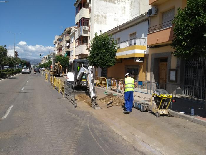 Comienzan las obras de canalización de Gas Natural en las principales avenidas de Moraleja