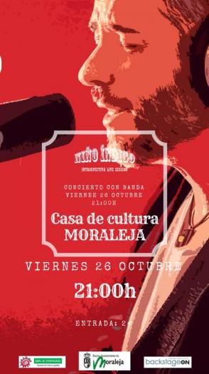 El cantautor Niño Índigo ofrecerá a sus vecinos de Moraleja el concierto «Introspectiva Live Session»