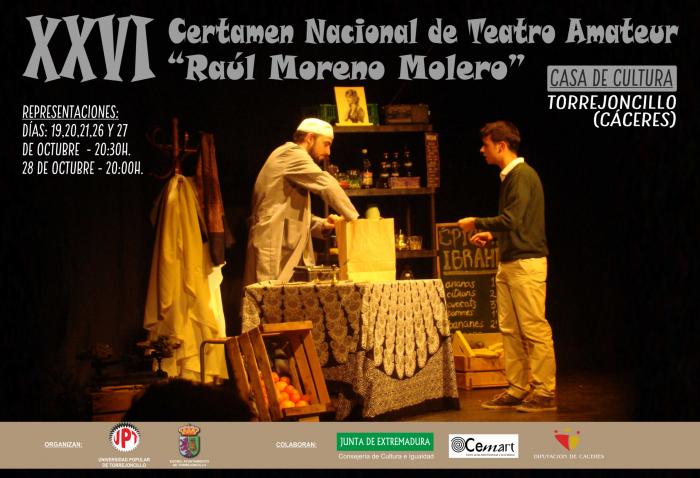 Torrejoncillo inaugurará este fin de semana el XXVI Certamen Nacional de Teatro Amateur