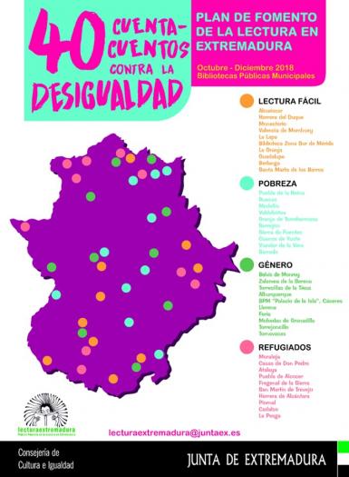 Moraleja es uno de los 40 municipios que contará con el programa «Cuentacuentos contra la desigualdad»