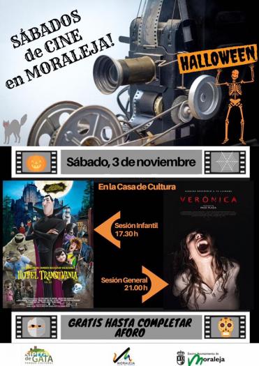 El programa «Sábados de cine» proyectará este sábado en Moraleja dos películas con temática de Halloween