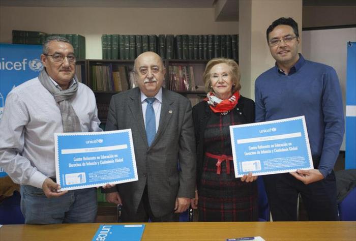 El Colegio Cervantes de Moraleja recoge el título de Centro Referente en Educación en Derechos