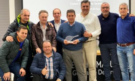 Premian al Club de Tenis Cauria como el Mejor Club de Extremadura en la Gala Bienal de la Federación