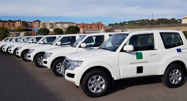 El INFOEX dispone de nueve nuevos vehículos destinados al control de trabajos de prevención de incendios
