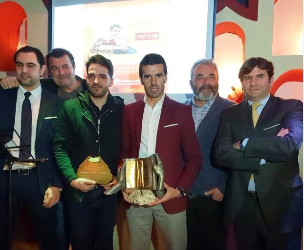 Emilio de Justo recibe en Salamanca el premio a la «Excelencia en el Toreo» por su temporada de 2018
