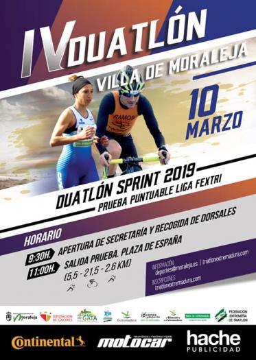 Moraleja está preparando todo para acoger el 10 de marzo el IV Duatlón puntuable para la Liga Fextri