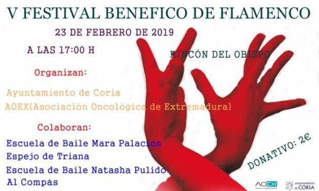 Rincón del Obispo acogerá este sábado un Festival Benéfico Flamenco a favor de AOEX Coria
