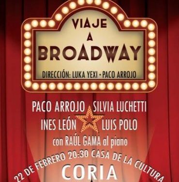Coria dará comienzo este viernes a la Primavera Cultural con el espectáculo «Un viaje por Broadway»