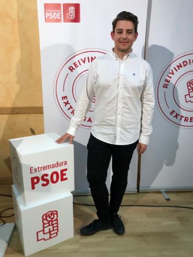 Héctor Lisero será el candidato del PSOE de Coria a la alcaldía de la ciudad en las elecciones de mayo