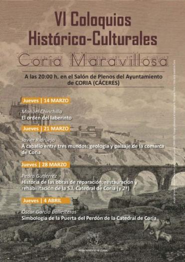 La VI edición de «Coria Maravillosa» continuará con la charla «A caballo entre tres mundos» de Javier Ridruejo