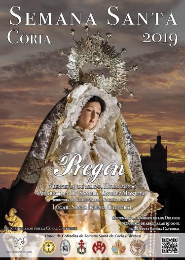 Coria inaugurará los actos de Semana Santa el día 29 con el tradicional pregón en la Catedral
