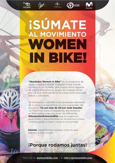 El Proyecto “Women in bike” llegará a Coria para fomentar la práctica del ciclismo en la zona