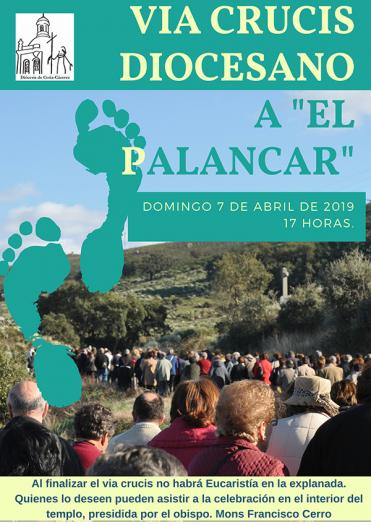 La diócesis celebrará el tradicional Vía Crucis al Convento de «El Palancar» este domingo 7 de abril