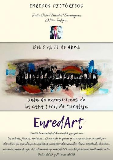 Niño Índigo presentará durante el mes de abril la exposición de enredos pictóricos en la Casa Toril