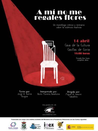 El Ayuntamiento de Casillas de Coria acogerá una obra de teatro para luchar contra la violencia de género