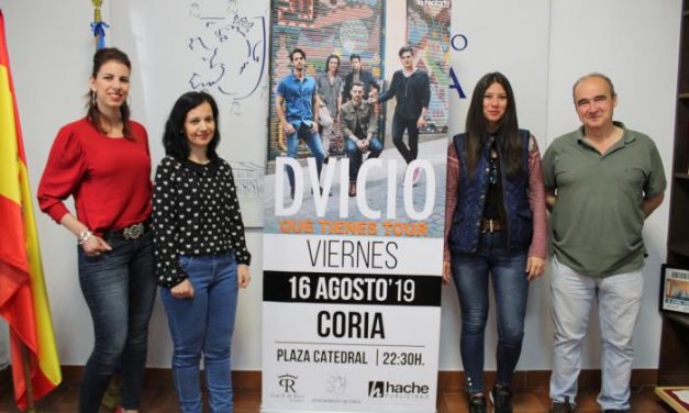 El grupo de pop-rock “Dvicio” dará un concierto en Coria el próximo mes de agosto