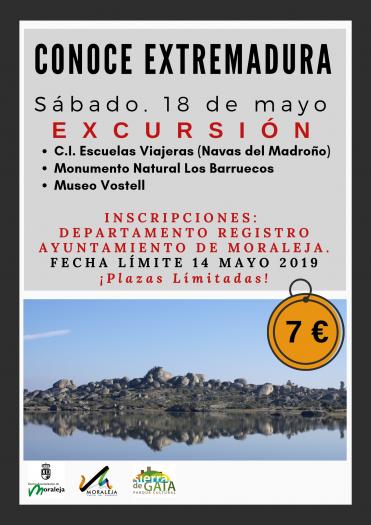 El Ayuntamiento de Moraleja apuesta por el programa “Conoce Extremadura” para visitar lugares de la región