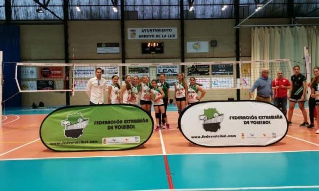 La AD Moraleja CB Alevín Femenino de Voleibol se alza con el título de Campeonas de Extremadura