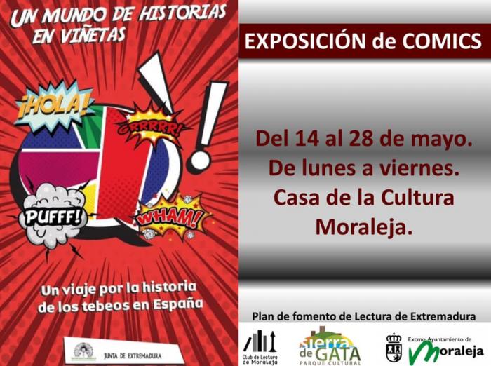 La Casa de Cultura de Moraleja acoge la exposición de cómics «un mundo de historias en viñetas»