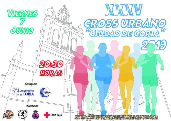 El ayuntamiento abre el plazo de inscripción para participar en el XXXV Cross Urbano «Ciudad de Coria»