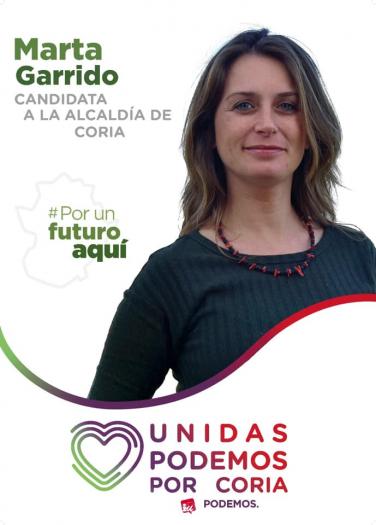 Unidas Podemos por Coria apuesta por fomentar «el trabajo privado y la labor pública de calidad»