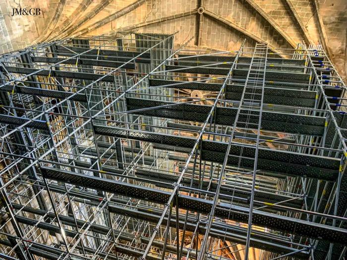Continúan las obras de la segunda fase  de restauración y rehabilitación de la Catedral de Coria