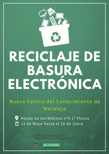Moraleja continúa con la recogida de basura electrónica hasta el día 28 de junio