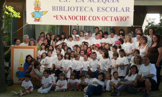 El colegio La Acequia de Puebla de Argeme celebra la X edición de «una noche con Octavio»