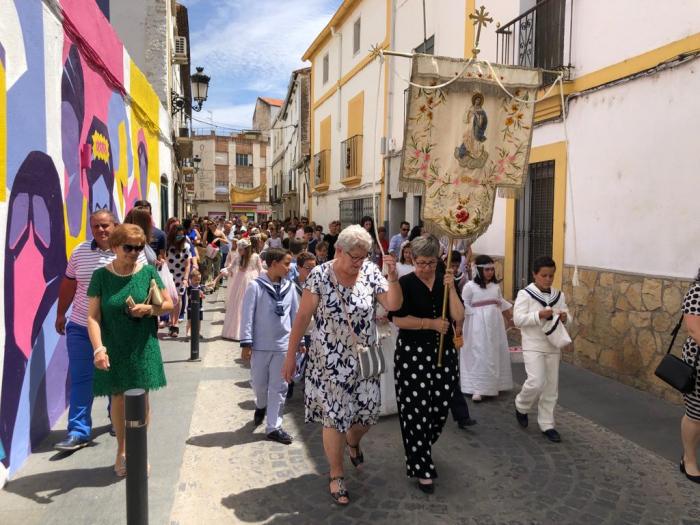 Moraleja celebra el tradicional Corpus Christi con la participación de más de 50 niños