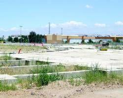Los trabajos para la  construcción de la plaza de toros de Don Benito se reanudan